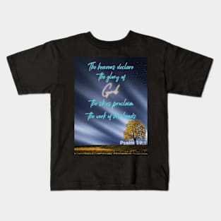 Psalm 19:1 Kids T-Shirt